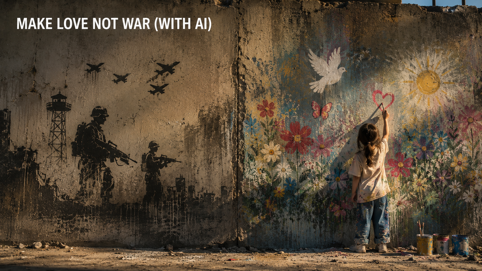 Make Love, Not War (with AI)